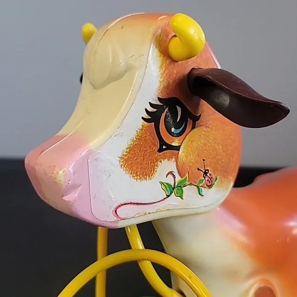 Vintage 1972 FISHER-Price #132 Molly Moo Cow - Picture 4 of 11